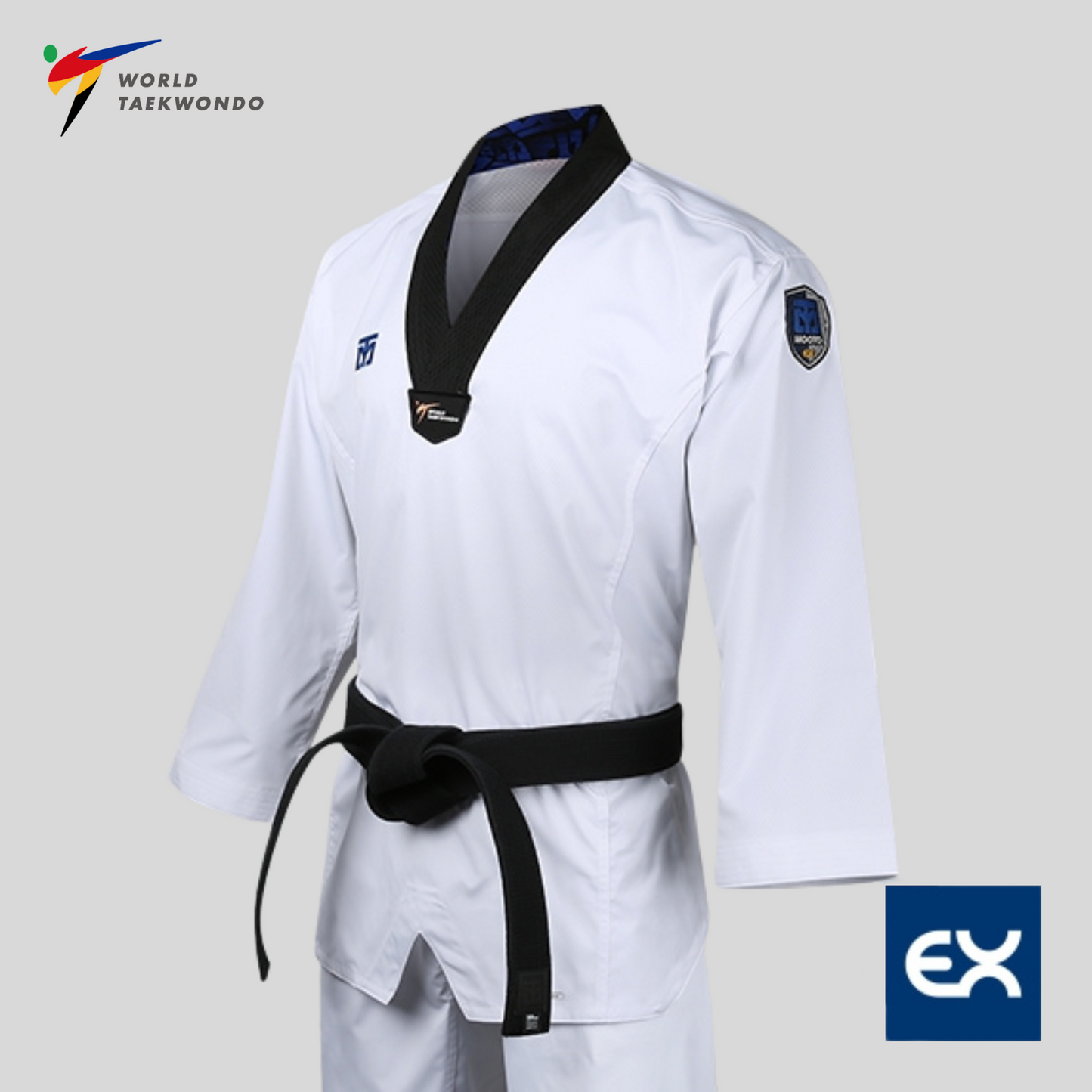 EXTERA Kyorugi Uniform (Black Neck)